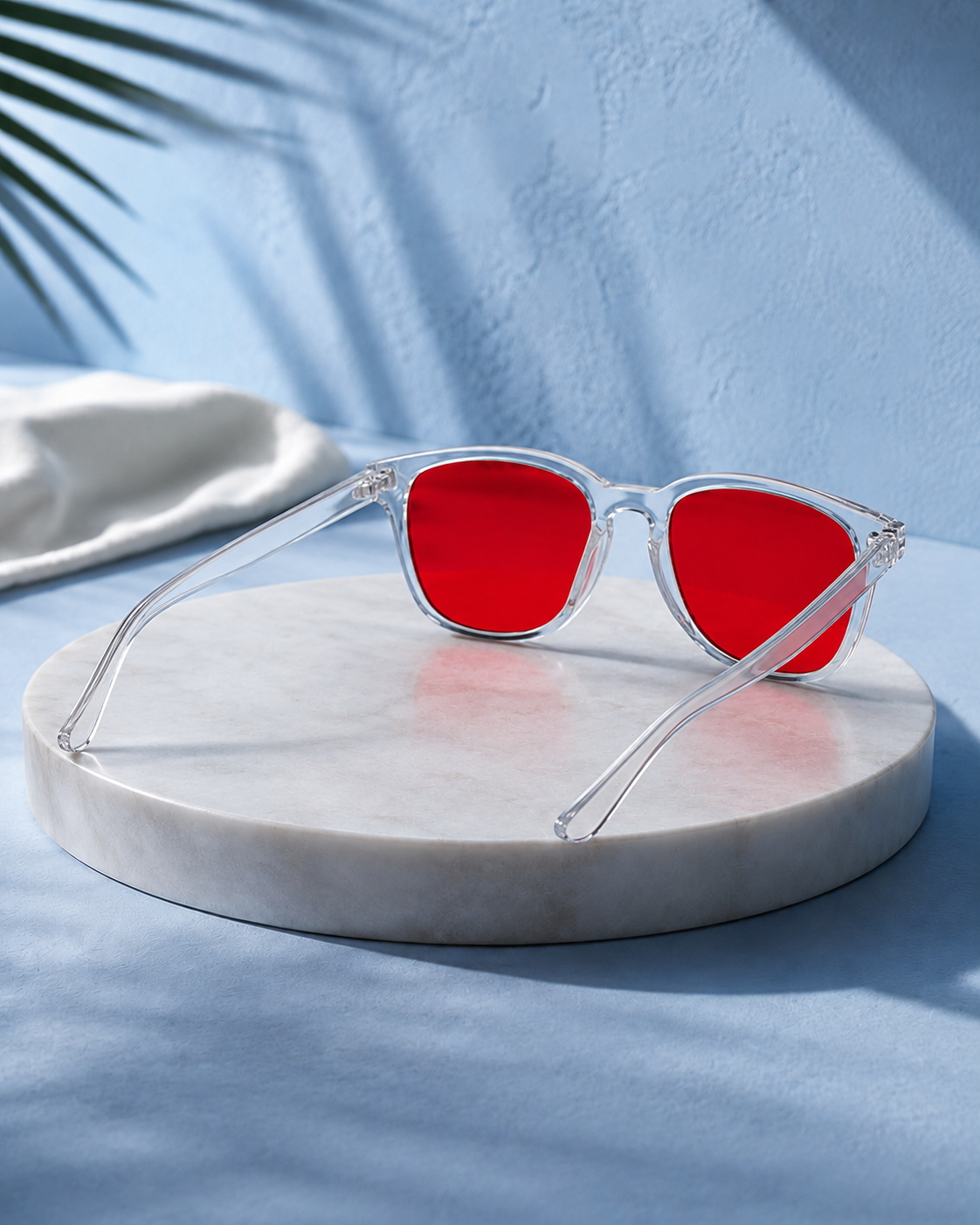 FL-41 migraine relief glasses side profile showing lens tint